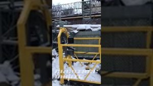 Запасовка рабочего каната фасадной люльки ZLP-630