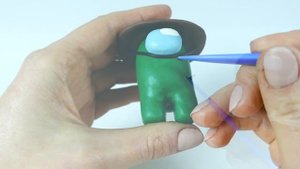 AMONG US и питомец СОБАКА из пластилина. Как слепить Амонг Ас и его питомца.