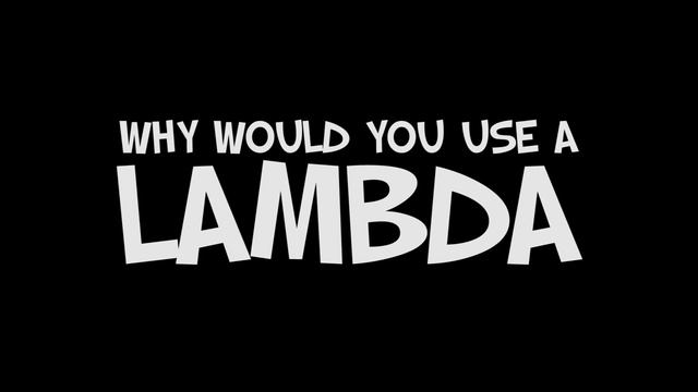 LAMBDAS - TL;DR Programming Concepts [EP3] смотреть онлайн