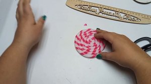 Новогодний Леденец на Палочке из Жгута Своими Руками