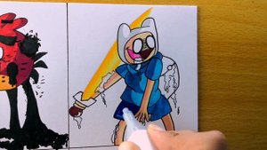 Drawing FRIDAY NIGHT FUNKIN' PIBBY MODS / Finn / spongebob / angry birds / Corrupted Robin
