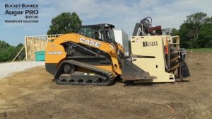 Skid Loader Attachment Rack  |  Bucket Bunker - Auger PRO