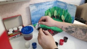 Поделка на тему "защитим леса от пожара"