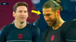 THE REACTION TO SERGIO RAMOS' FIRST GOAL FOR PSG CERTAINLY DIDN'T PLEASE LIONEL MESSI! Football News