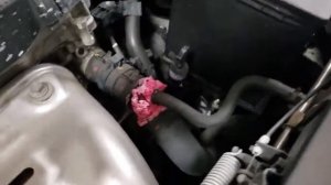 Toyota Super Long Life Pink Coolant Forms Crust