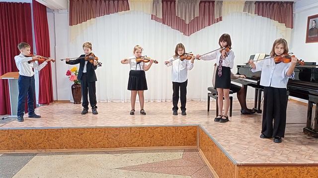 ансамбль скрипачей "Скрипочка моя". Польская народная песня "Кукушечка"