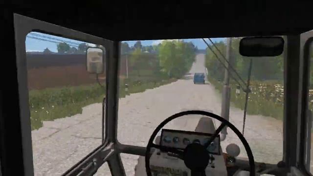 FarmingSimulator2015 Дорога домой,МТЗ 82. смотреть онлайн