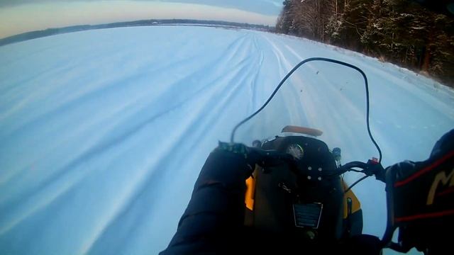 Последняя покатушка на снегоходе Tiksy 250 смотреть онлайн