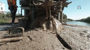 Бурение инженерно-геологических скважин под строительство моста г. Тула