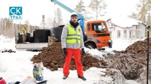 Монтаж септика Урал 4 Био
