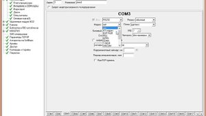 Настройка параметров COM-портов. Настройка портов для опроса ЭКОМа с верхнего уровня АИИС