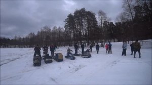 Гонки на Мотобуксировщиках /Кто Быстрее? Кто Сильнее? У кого проходимость Выше?Прыжки с трамплина