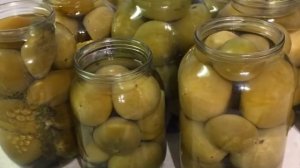 ЗЕЛЁНЫЙ МАРИНОВАННЫЙ ПОМИДОР СО ВКУСОМ ИЗ ДЕТСТВА