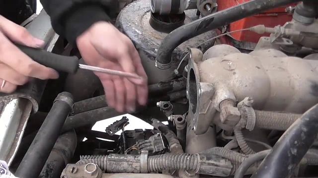 Чистка дроссельной заслонки часть 2