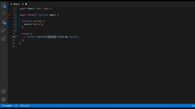 Handling Events In React #7 React Course
