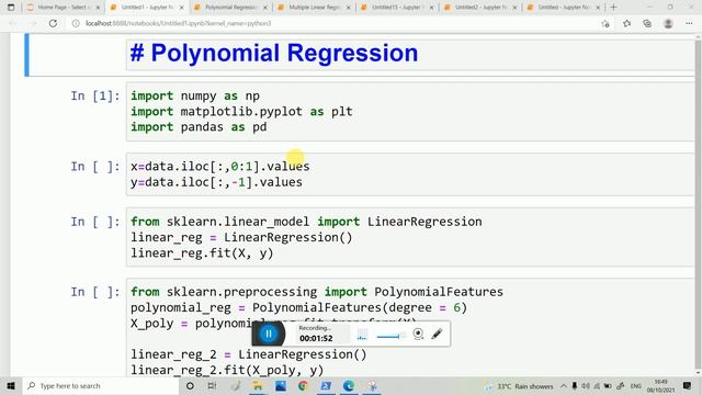 Polynomial Regression Machine learning full course