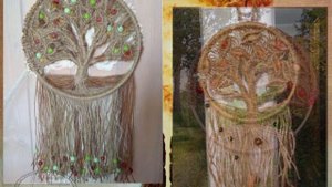 Дерево рода макраме - работы учеников по мастер-классу / macrame tree