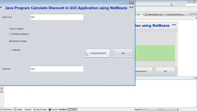 How to- Calculate Discount Using NetBeans |Java GUI Application | java application | ITPW смотреть онлайн