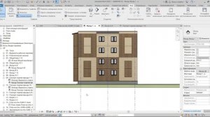 Autodesk Revit. Бавария. Формирование проекции фасадов в Revit. Как сделать фасад в ревите