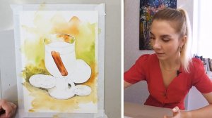 Рисуем дома согревающий натюрморт акварелью - видеоуроки Ульяны Ласуновой