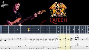 Queen - Play The Game (Bass Line + Tabs + Notation) By John Deacon
