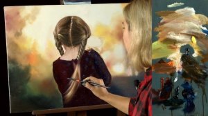 Вебинар по живописи от Ольги Базановой - "Девочка с котом". Пишем маслом