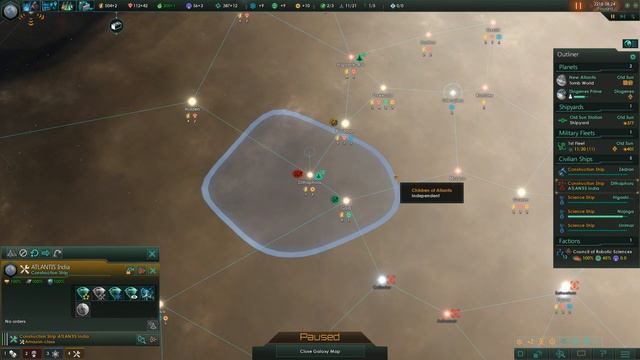 Stellaris Apocalypse Roleplay - Mineral Dedication - THE CHILDREN OF ATLANTIS Insane Gameplay 4K #6 смотреть онлайн