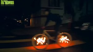 Крутой Вело-прибамбас из Китая! YQ8003. Программируемые светодиоды на колесо велосипеда