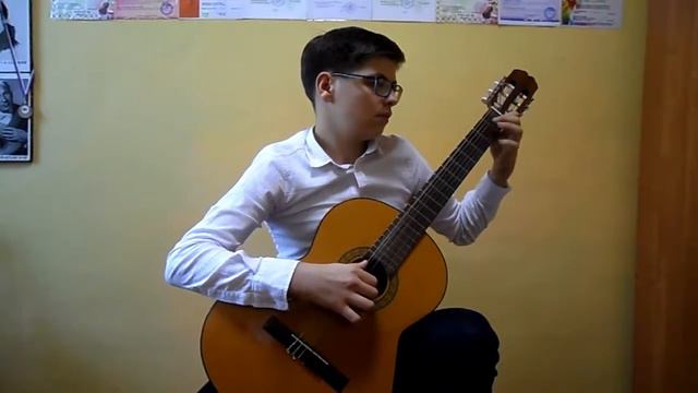 Д.-А. Бречианелло. "Ария". Юрьев Алексей. ДШИ 4 Харабали. пр-ль Ряузов В.А.
