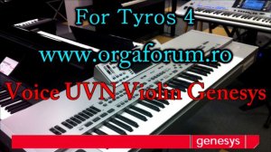 DEMO Voice Violin Genesys for Tyros 4 unofficial yamaha