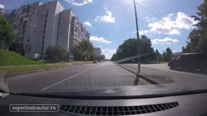 Экзаменационный маршрут ГИБДД Северное Бутово маршрут №4