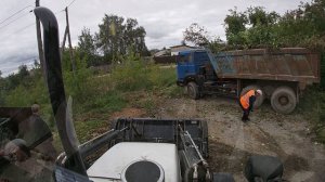 Hidromek 102b ветки и канава