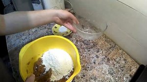 Постное яблочное печенье