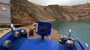 Система подачи воды из Кадыковского карьера. Плавучая насосная станция.