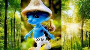 шайлу Шай #шайлушай  #гриб #краска #синий #кот