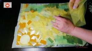 Картина из ткани .Пицца .Лоскутное шитье. Пэчворк для начинающих.Рисую лоскутами.Мастер класс.2020