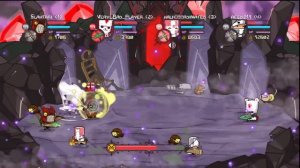Castle Crashers Insane Mode 4 Players Necromancer/Wizard