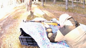 ОТСТРЕЛЫ карабинов ТИГР ВЕПРЬ и СКС.Стреляю первый раз....