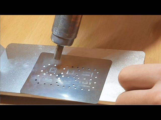 Реболл микросхемы EMMC. Перекатка шаров