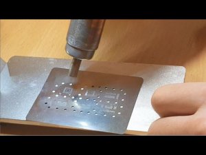 Реболл микросхемы EMMC. Перекатка шаров