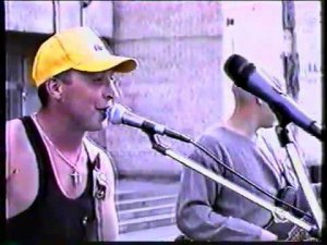 Концерт рок группы Переучёт на площади Северобайкальска 2003 (архив)