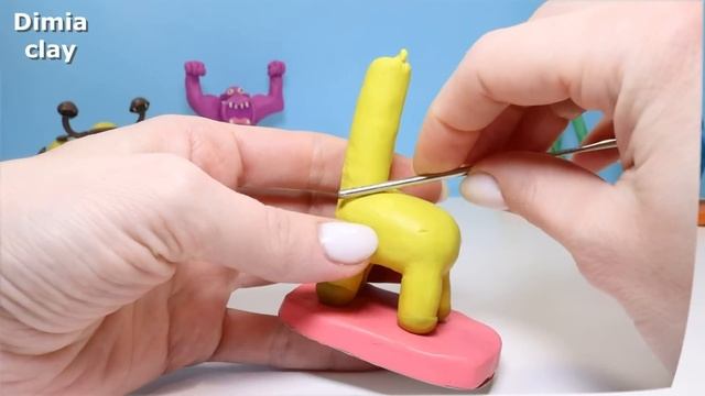 All Bosses Making Garten of Banban 3 New Monsters Sculptures Part 2 | Dimia clay смотреть онлайн