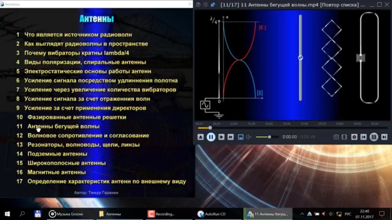 Видеокурс Антенны