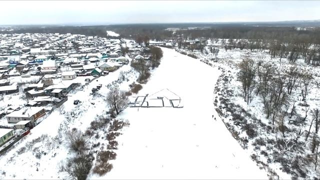 Алексеевская зима 2017 (Волгоградская область Алексеевский район станица Алексеевская