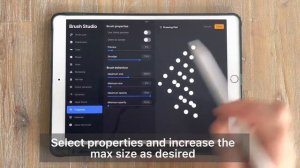 How to make a dotted brush in Procreate