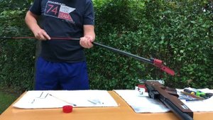 Обслуживание винтовки "Пионер 345". Чистка ствола.