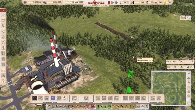 Население и производство энергии растет! - Workers & Resources: Soviet Republic #4 смотреть онлайн