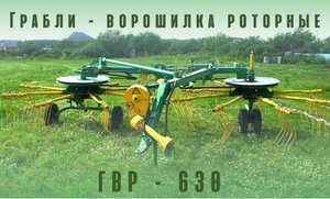 Грабли-ворошилки ГВР-630 в работе.mp4