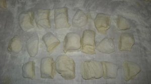 Галушки на кефире