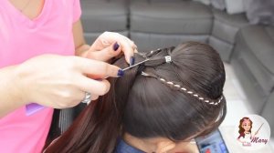 Trenza de Palma Con Un Lápiz